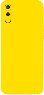 AsSkin Realme C3 Mobile Skin(Bright Yellow Matte Skin With High Gloss Matte Finish)