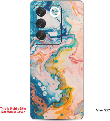 VYBE The Smart Choice Vivo V27 Abstract Embossed Mobile Skin(Dust Storm 5)