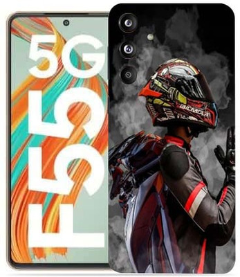 OggyBaba Samsung Galaxy F55 5g Mobile Skin(Black Racer)