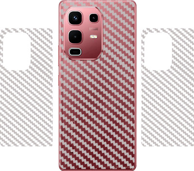 SCREENIX Infinix Note 50s 5G+, || 3D CARBON FIBER BACK LAMINATION || (PACK OF 2) Mobile Skin(TRANSPARENT)
