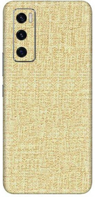 Vcare GadGets Vivo V20 SE Mobile Skin(Light Hemp Wooden)