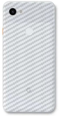 candeal mart Google Pixel 3A XL carbon fiber 3D back skin / Mobile Skin / Protective film Mobile Skin(Transparent)