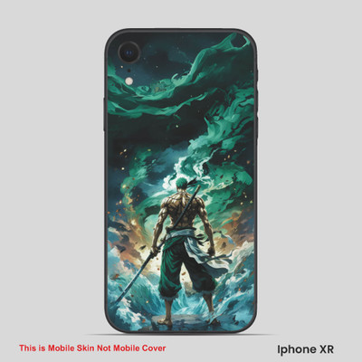 VYBE The Smart Choice iPhone XR Naruto Embossed Mobile Skin(Denim Blue 11)