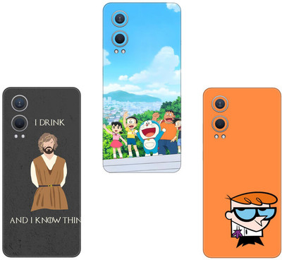 wrap craft REDMI NOTE 10 LITE(PACK OF 3)Camera&Back Protector Premium Vinyl Mobile Skin(Multicolor)