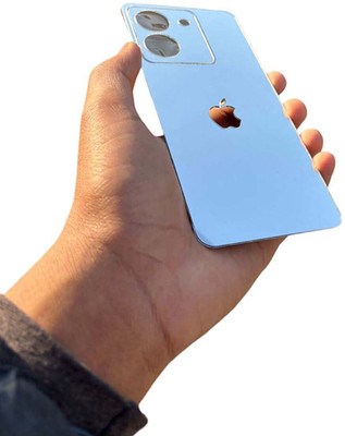 TWUAOP VIVO Y200 PRO 5G MOBILE SKIN ACRYLIC SHEET MIRROR BACK PANNEL APPLE Mobile Skin(Silver)