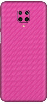 Vcare GadGets Redmi Note 9 Pro Max Mobile Skin(Fiber Carbon Pink)