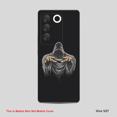 VYBE The Smart Choice Vivo V27 Horror Mobile Skin Mobile Skin(Black, Grey A36)