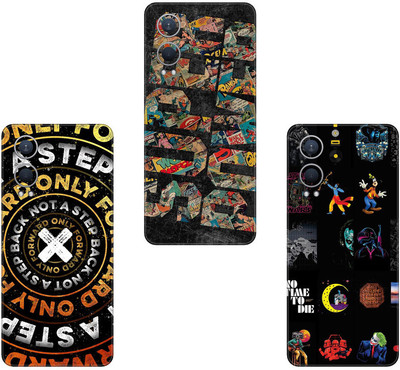 wrap craft REDMI NOTE 12S COMBO(PACK OF 3)Camera&Back Protector Premium Vinyl Mobile Skin(Multicolor)
