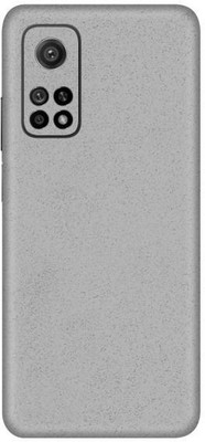 Vcare GadGets Mi 10 T 5G Mobile Skin(Glitter Silver)