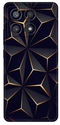 Vcare GadGets Poco X6 Pro (5G) Mobile Skin(Black & Gold)