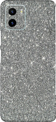 TJ CREATION Vivo Y15c Mobile Skin(Ultra Super Grey Glitter Skin With High Matte Finish)