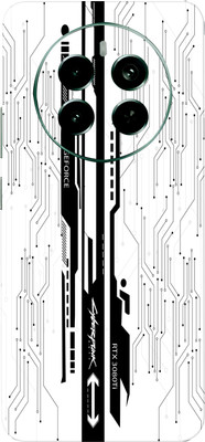 SkinoMania realme Narzo 70 Pro 5G Premium Vinyl Mobile Skin (Multicolor) Mobile Skin(White-CyberPunk)