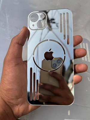 TWUAOP APPLE IPHONE 15 MOBILE SKIN BACK PANNEL ACRYLIC SHEET Mobile Skin(Silver)