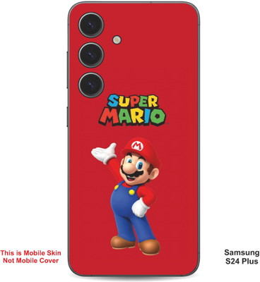VYBE The Smart Choice Samsung S24 Plus Super Mario Embossed Mobile Skin(Engine Red 1)