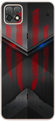FCS Huawei Enjoy 20 5G Printed Back skin Mobile Skin(Red Magic Texture)