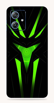 WeCre8 Skin's WeCre8 Skin's Motorola G64 5G Mobile Skin(Black Green Abstract)