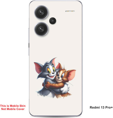 VYBE The Smart Choice Redmi 13 Pro Plus Tom & Jerry Embossed Mobile Skin(Soft Peach A1)