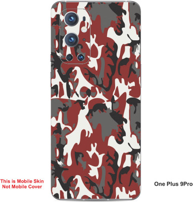 VYBE The Smart Choice One Plus 9 Pro Camouflage Embossed Mobile Skin(Grey Nickel A5)