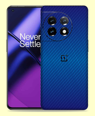WeCre8 Skin's Oneplus 11R 5G Mobile Skin(Blue Carbon Fiber Mobile Skin)