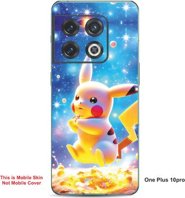 VYBE The Smart Choice One Plus 10 Pro Pikachu Embossed Mobile Skin(Denim Blue 23)