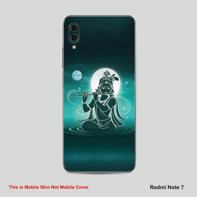 VYBE The Smart Choice Redmi Note 7 Krishna Embossed Mobile Skin(Multicolor884)