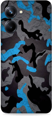 SkinoMania Realme 10 pro (5G) Mobile Skin(Multicolor Camo_Blue)