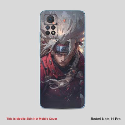 VYBE The Smart Choice Redmi Note 11Pro Naruto Mobile Skin Mobile Skin(Reddish Orange A31)