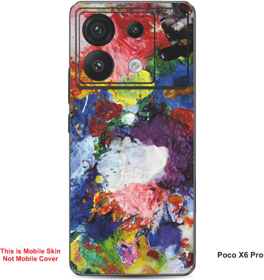 VYBE The Smart Choice Poco X6 Pro Art Embossed Mobile Skin(Donkey Brown 1)