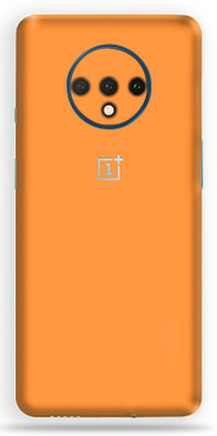 AsSkin Oneplus 7T Mobile Skin(Orange Matte Back Skin With High Matte Finish)