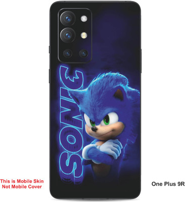 VYBE The Smart Choice One Plus 9R Sonic The Hedgehog Embossed Mobile Skin(Dark Slate Blue 21)