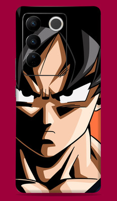 SkinoMania Vivo V27 Pro 5G Mobile Skin(Multicolor Half Goku)