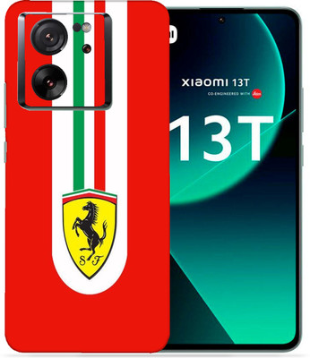 OggyBaba Xiaomi 13T Mobile Skin(Red Ferrari)