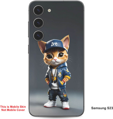 VYBE The Smart Choice Samsung S23 Super Cat Embossed Mobile Skin(Gravel 12)
