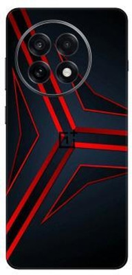 Vcare GadGets OnePlus 13R 5G (With Logo) Mobile Skin(Red & Black)