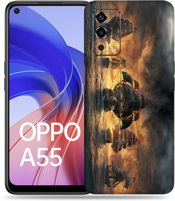 SkinoMania Oppo-A55 Mobile Skin(Multicolour Ship)