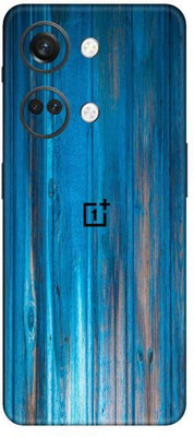 Vcare GadGets One Plus Nord 3 5G Blue Wooden L.jpg Mobile Skin(Multicolor)