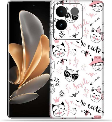 OggyBaba Vivo Iqoo Z7 Pro 5g, Friday cat, OggyBaba Mobile Skin(Multicolor Mobile Skin With camera protector (Back + Camera + Side))