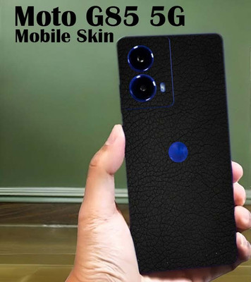 BugguSkin Motorola G85 5G Mobile Skin(Ulltra Super Sparkling Black Glitter Skin With High Matte Finish., Mobile Skin (Back+Side+Camera))