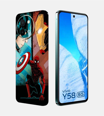 OggyBaba Vivo Y58 5g Mobile Skin(SpiCap Iron)