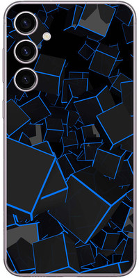 FCS Samsung Galaxy A54 5G Printed Back skin Mobile Skin(Box Blue)