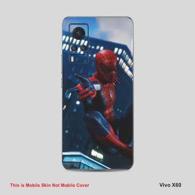 VYBE The Smart Choice Vivo X60 Spiderman Mobile Skin Mobile Skin(French Grey A5)