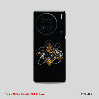 VYBE The Smart Choice Vivo X90 Broken gamer Mobile Skin Mobile Skin(Metallic Bronze A11)
