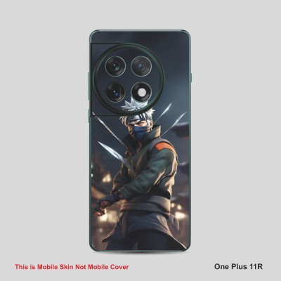 VYBE The Smart Choice One Plus 11R Kakashi Mobile Skin Mobile Skin(Black B5)