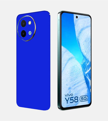 OggyBaba Vivo Y58 5g Mobile Skin(Blue Matte)