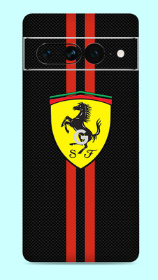WeCre8 Skin's Google Pixel 7 Pro 5G Mobile Skin(Ferrari Logo Image Multicolor Mobile Skin)