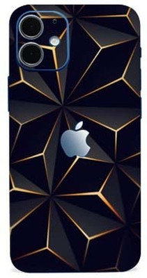 TJ CREATION Apple iPhone 12 Mobile Skin(Superr BLACKKK Skin With HiighQuality Matte Finish...to)