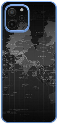 FCS Huawei nova Y61 Printed Back skin Mobile Skin(Map)