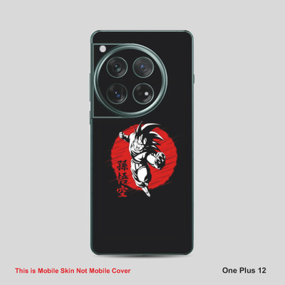 VYBE The Smart Choice One Plus 12 Goku Mobile Skin Mobile Skin(Carbon Grey B6)