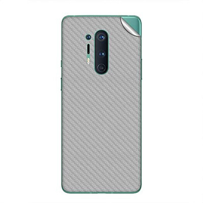 Xskin OnePlus 8 Pro Mobile Skin(Silver Carbon)