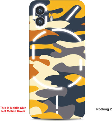VYBE The Smart Choice Nothing 2 Camouflage Embossed Mobile Skin(Egg White 1)